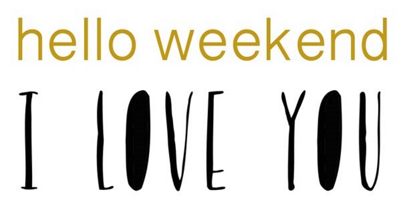 Something I often do on the weekend